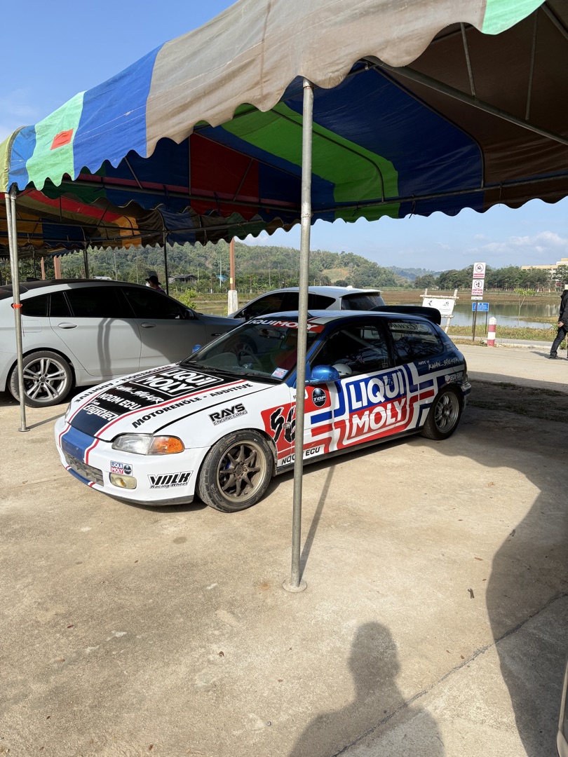 Motor Sport Festival 2025 Gymkhana banner at the event venue