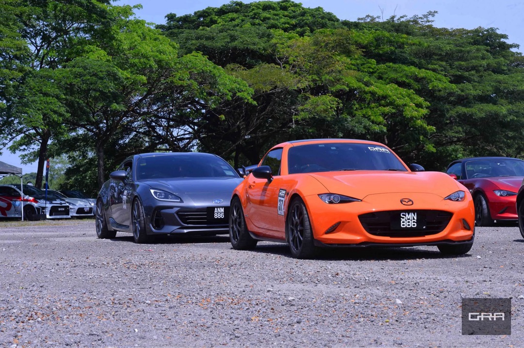 MX-5 in the Motorsport Clinic garage